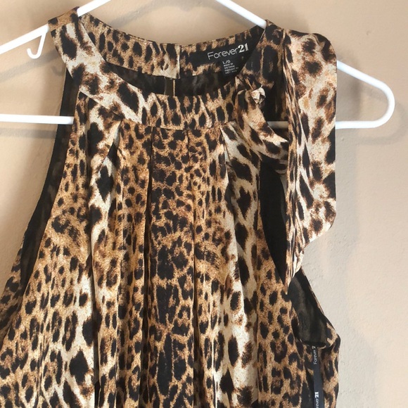 Forever21 Dress Leopard print - Picture 2 of 2
